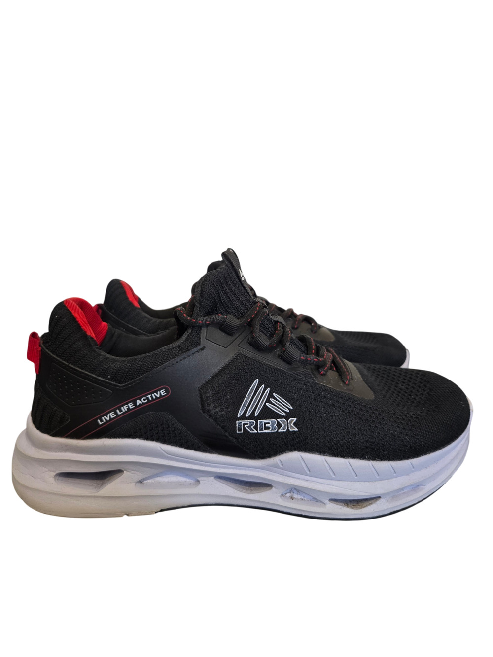 RBX Stride Men's Walking Running Training Black Shoes Size 9